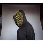 Džemperis šviečiantis prie UV lempų "Face" - Image 4
