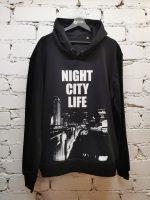 Džemperis su kapišonu "Night City Life"