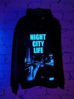Džemperis su kapišonu "Night City Life" - Image 2