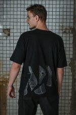 Organinės medvilnės unisex marškinėliai „Atšvaitinis veidas“ - Image 3
